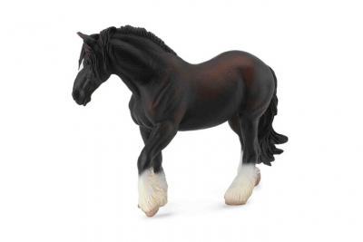 COLLECTA  chevaux : Jument Shire 17 cm noir 