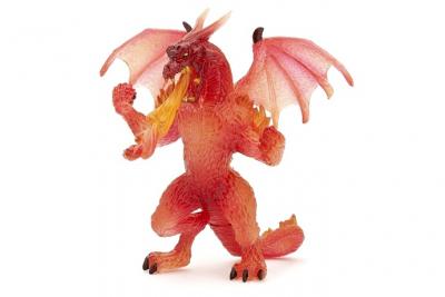 PAPO Figurine Dragon de Feu -  - Mod&egrave;le 38981 - Jouet pour Gar&ccedil;on de 3 ans et plus