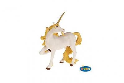PAPO  Figurine Licorne dor&eacute;e Pour Enfant