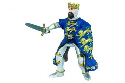 PAPO  - 39329 - Roi richard bleu 8 cm X 10 cm