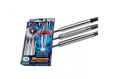 HARROWS  Assassin Fl&eacute;chettes en tungst&egrave;ne Pointe en acier Argent 22g