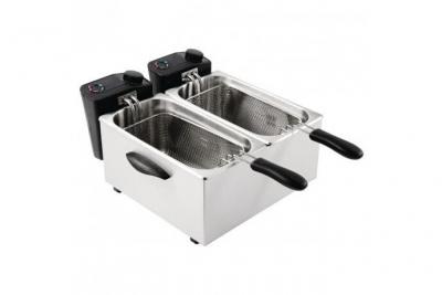 CATERLITE Friteuse inox double 2 x 3,5 Litres, 4000 W, 220 V - MONO