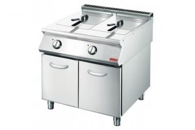 GASTRO M Friteuse Professionnelle Electrique 700 mm 2 x 10 L 
