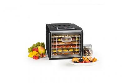 KLARSTEIN Fruit Jerky Plus 6 D&eacute;shydrateur alimentaire 6 plateaux - Temp&eacute;rature r&eacute;glable - Minuterie programmable - 500W