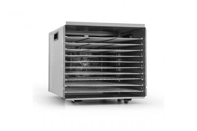 KLARSTEIN D&eacute;shydrateur alimentaire  Fruit Jerky Pro 10 - 1000W, 10 &eacute;tages, acier inox 