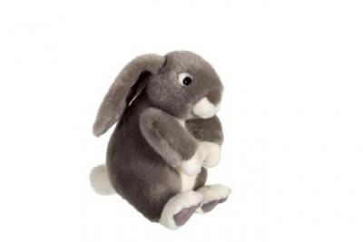 GIPSY  - 070362 - Peluche - Lapinous Assis - Gris - 22 Cm