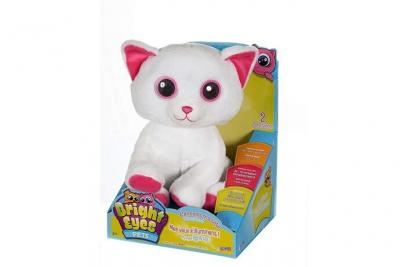 GIPSY  Peluche Lumineuse Interactive Chat Bright Eyes Pets 25cm