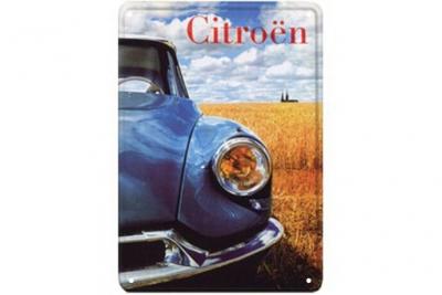 CITROEN Grande plaque m&eacute;tal  