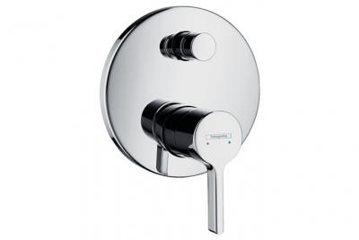 HANSGROHE  Fa&ccedil;ade Metris S pour mitigeur bain douche encastr&eacute; Chrom&eacute;