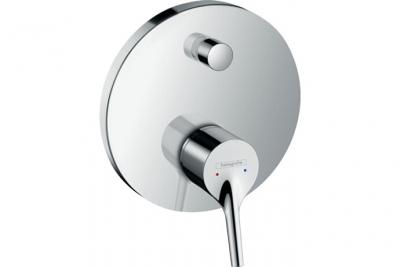 HANSGROHE Set de finition Talis S pour mitigeur bain/douche encastr&eacute; chrom&eacute; 