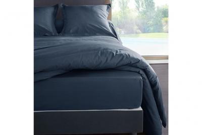 VENT DU SUD Housse de couette orage en percale de coton 63 fils 240 x 220 cm