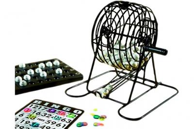 HOBBY TECH Jeu De Societe Bingo Loto Deluxe Avec 75 Boules, 18 Cartes, 180 Jetons Hobbytech