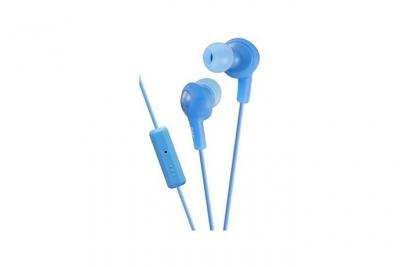 JVC  HA-FR6 Gumy PLUS - &Eacute;couteurs avec micro - intra-auriculaire - filaire - isolation acoustique - bleu menthe 