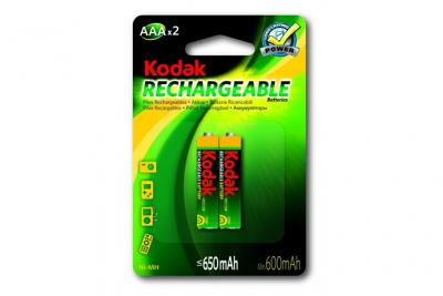 KODAK  Ni-mh Aaa Lr3 650 Mah Rechargeable Batteries 2 Units Vert