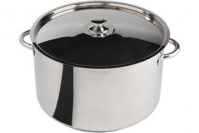 LACOR  - 40140 - Pot avec Couvercle Vitrocor 40cm Inox