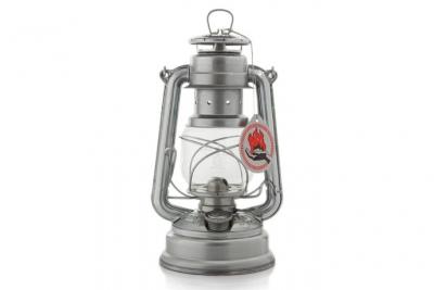 FEUERHAND  - Sturmlaterne Baby Special 276 - Lanterne &agrave; bougie gris