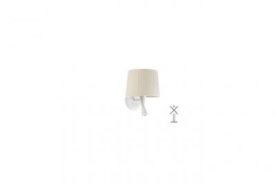 FARO  MAMBO - Liseuse Applique Murale Blanc, E27, 3000K