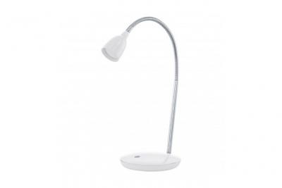  Eglo 93078&nbsp;Lampe de Bureau, M&eacute;tal, Int&eacute;gr&eacute;, Blanc