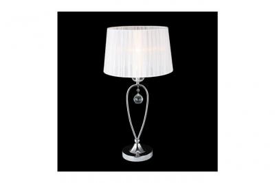 ITALUX Lampe de bureau en cristal Vivien blanc 
