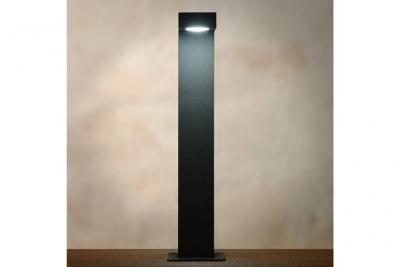 LUCIDE Borne d'ext&eacute;rieur LED  TEXAS - Noir - 1x6W 3000K - IP54