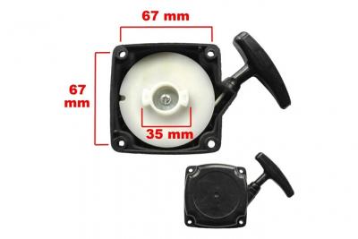 GT GARDEN Lanceur pour d&eacute;broussailleuse, multifonction 4 en 1, outil sur perche et tari&egrave;re