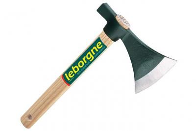 LEBORGNE  Hachette manche droit 0,8kg avec manche en bois certifi&eacute; PEFC 100%