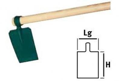 PROVENCE OUTILLAGE LEBORGNE Houe de Bastia 1kg 20cm sans manche