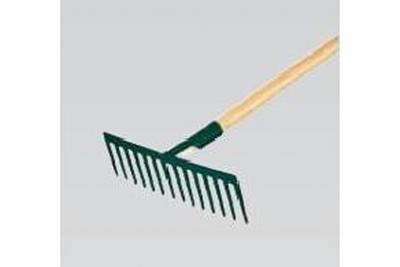 LEBORGNE  - r&acirc;teau forg&eacute; 16 dents droites sans manche 376160