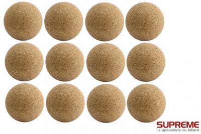 SUPREME Lot de 12 balles de Baby Foot Li&egrave;ge