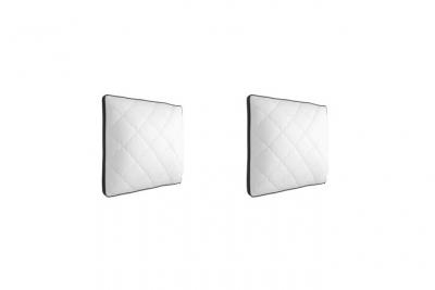 BULTEX Lot de 2 oreillers  sp&eacute;cial cervicales mousse m&eacute;moire 60x60