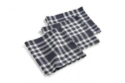 DOUCEUR D INTERIEUR Lot de 3 serviettes de table coton imprim&eacute;es Traditio - 40 x 40 cm