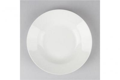SECRET DE GOURMET Lot de 6 assiettes creuses rondes - D 20 cm - Blanc