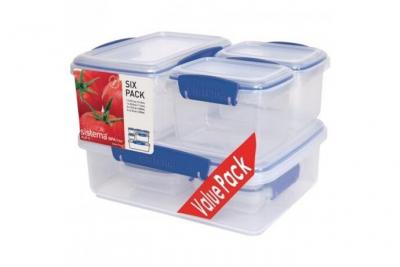 SISTEMA Lot de 6 boites de conservation