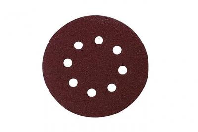 MAKITA  - 10 Disques abrasifs Diam. 125 mm auto-agrippant 8 trous (bois/m&eacute;tal)-P435330-400