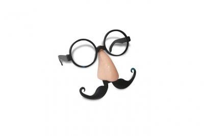 TOTALCADEAU Eurrowebb Masque Lunettes Nez Moustache