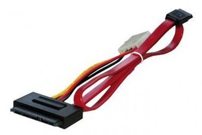 MCL SAMAR C&acirc;ble sata interne avec alimentation (molex m&acirc;le) - 50cm MC553-0.5M