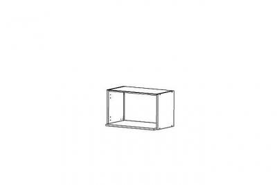 Meuble haut larg 60 haut 43 gris niche four mo 