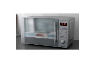 CECOTEC Micro-ondes de 20L avec minuterie en acier inoxydable 1150W gris