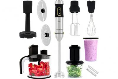 JAP Pied mixeur - 7 en 1  Forceblend F3 - Mixer plongeant 1500W - Smoothie - Noir