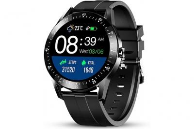  Montre Connect&eacute;e ZX17 IPS-Noir-Chronus 