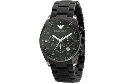 EMPORIO ARMANI Montre Homme  Sportivo AR5922 Bracelet acier noir