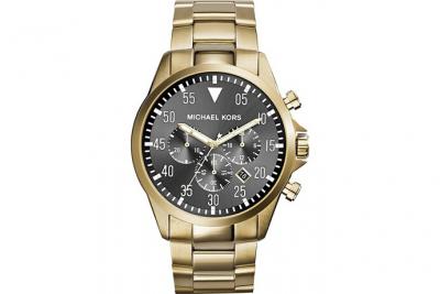 MICHAEL KORS Montre Homme  Gage MK8361 Bracelet Dor&eacute; En Acier Inoxydable