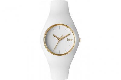 ICE WATCH Ice-Watch - ICE glam White - Montre blanche pour femme avec bracelet en silicone - 000917 (Medium)