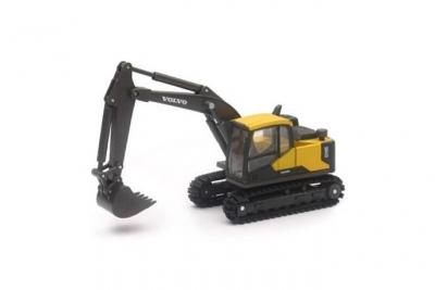 NEW RAY Die-Cast Pelleteuse Die Cast Volvo Ec 140 E Echelle 1/50&deg;