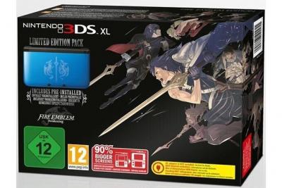 Console 3DS XL S&eacute;rie Limit&eacute;e - bleue + noire + Fire Emblem Awakening