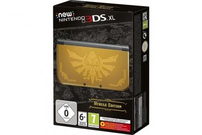 Nintendo New 3DS XL noire et or [Hyrule Edition]