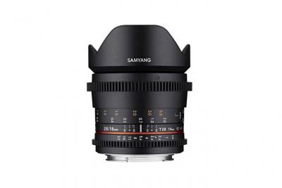 SAMYANG  objectif 16mm t2.6 vdslr compatible avec nikon 