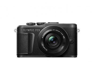 OLYMPUS  Pen E-PL10 Pancake Zoom Kit - Noir