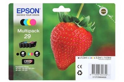 EPSON  Multipack Fraise - Encre Claria Home Noir Cyan Magenta Jaune