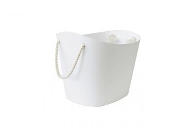 HACHIMAN Panier de rangement Balcolore m  Blanc - Blanc